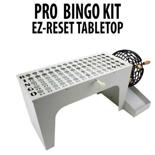 EZ-Reset Professional Tabletop Bingo Set 